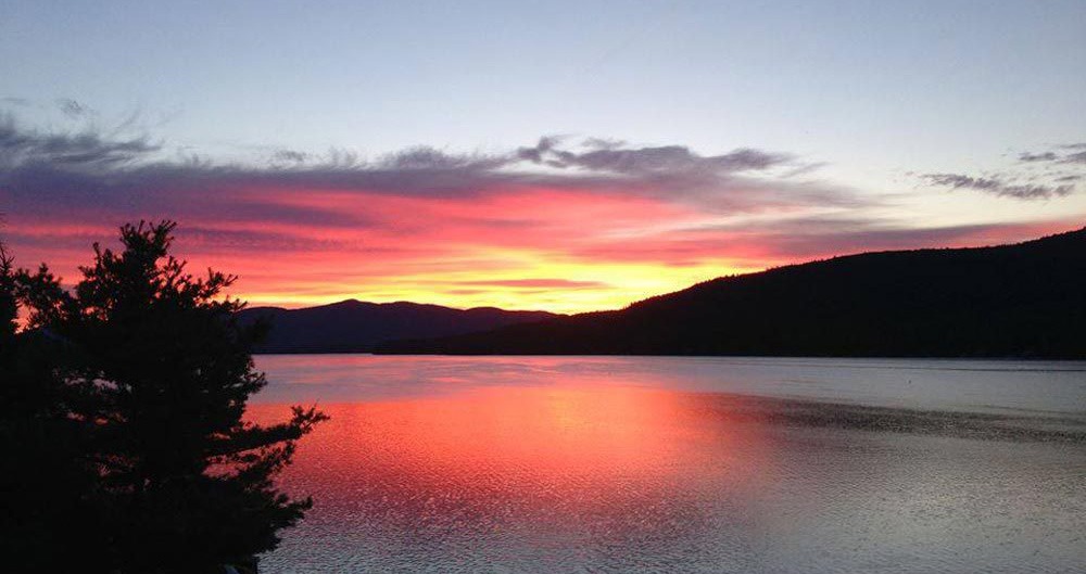 Sunrise over Lake George
